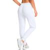 imageG Gradual Womens Joggers Pants with Zipper Pockets Tapered Running Sweatpants for Women Lounge JoggingWhite