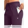 imageG Gradual Womens Joggers Pants with Zipper Pockets Tapered Running Sweatpants for Women Lounge JoggingWine Red
