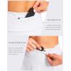 imageG Gradual Womens Pleated Tennis Skirts with 4 Pockets Athletic Golf Skorts for Womens Workout RunningAwhite