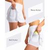 imageG Gradual Womens Pleated Tennis Skirts with 4 Pockets Athletic Golf Skorts for Womens Workout RunningAwhite