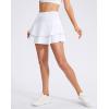 imageG Gradual Womens Pleated Tennis Skirts with 4 Pockets Athletic Golf Skorts for Womens Workout RunningAwhite