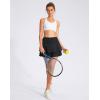 imageG Gradual Womens Pleated Tennis Skirts with 4 Pockets Athletic Golf Skorts for Womens Workout RunningBlack