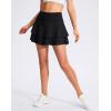 imageG Gradual Womens Pleated Tennis Skirts with 4 Pockets Athletic Golf Skorts for Womens Workout RunningBlack