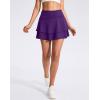 imageG Gradual Womens Pleated Tennis Skirts with 4 Pockets Athletic Golf Skorts for Womens Workout RunningDark Purple