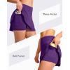 imageG Gradual Womens Pleated Tennis Skirts with 4 Pockets Athletic Golf Skorts for Womens Workout RunningDark Purple