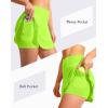 imageG Gradual Womens Pleated Tennis Skirts with 4 Pockets Athletic Golf Skorts for Womens Workout RunningGreen Citrine