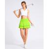 imageG Gradual Womens Pleated Tennis Skirts with 4 Pockets Athletic Golf Skorts for Womens Workout RunningGreen Citrine