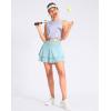 imageG Gradual Womens Pleated Tennis Skirts with 4 Pockets Athletic Golf Skorts for Womens Workout RunningLight Blue