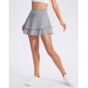 imageG Gradual Womens Pleated Tennis Skirts with 4 Pockets Athletic Golf Skorts for Womens Workout RunningLight Grey