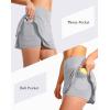 imageG Gradual Womens Pleated Tennis Skirts with 4 Pockets Athletic Golf Skorts for Womens Workout RunningLight Grey
