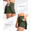 imageG Gradual Womens Pleated Tennis Skirts with 4 Pockets Athletic Golf Skorts for Womens Workout RunningOlive