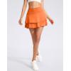 imageG Gradual Womens Pleated Tennis Skirts with 4 Pockets Athletic Golf Skorts for Womens Workout RunningPoppy