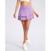 imageG Gradual Womens Pleated Tennis Skirts with 4 Pockets Athletic Golf Skorts for Womens Workout RunningPurple