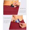 imageG Gradual Womens Pleated Tennis Skirts with 4 Pockets Athletic Golf Skorts for Womens Workout RunningRed