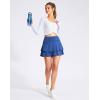imageG Gradual Womens Pleated Tennis Skirts with 4 Pockets Athletic Golf Skorts for Womens Workout RunningRoyal Blue
