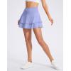 imageG Gradual Womens Pleated Tennis Skirts with 4 Pockets Athletic Golf Skorts for Womens Workout RunningViolet
