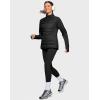imageG Gradual Womens Running Fleece Lined Jackets 6 Pockets Lightweight Water Resistant Puffer Jacket for Hiking TravelBlack