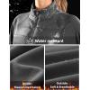 imageG Gradual Womens Running Fleece Lined Jackets 6 Pockets Lightweight Water Resistant Puffer Jacket for Hiking TravelDark Gray
