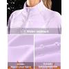 imageG Gradual Womens Running Fleece Lined Jackets 6 Pockets Lightweight Water Resistant Puffer Jacket for Hiking TravelPurple Rose