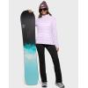 imageG Gradual Womens Running Fleece Lined Jackets 6 Pockets Lightweight Water Resistant Puffer Jacket for Hiking TravelPurple Rose