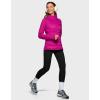 imageG Gradual Womens Running Fleece Lined Jackets 6 Pockets Lightweight Water Resistant Puffer Jacket for Hiking TravelRose