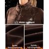 imageG Gradual Womens Running Fleece Lined Jackets 6 Pockets Lightweight Water Resistant Puffer Jacket for Hiking TravelToasted Brown