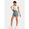 imageG Gradual Womens Running Shorts with Zipper Pockets Quick Dry Athletic Workout Gym 3quot Shorts for Women with Comfy LinerArona Blue