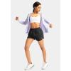 imageG Gradual Womens Running Shorts with Zipper Pockets Quick Dry Athletic Workout Gym 3quot Shorts for Women with Comfy LinerBlack