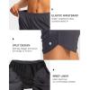 imageG Gradual Womens Running Shorts with Zipper Pockets Quick Dry Athletic Workout Gym 3quot Shorts for Women with Comfy LinerDark Grey