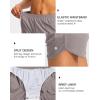 imageG Gradual Womens Running Shorts with Zipper Pockets Quick Dry Athletic Workout Gym 3quot Shorts for Women with Comfy LinerGrey Sage