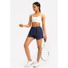 imageG Gradual Womens Running Shorts with Zipper Pockets Quick Dry Athletic Workout Gym 3quot Shorts for Women with Comfy LinerNavy