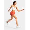 imageG Gradual Womens Running Shorts with Zipper Pockets Quick Dry Athletic Workout Gym 3quot Shorts for Women with Comfy LinerOrange