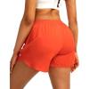 imageG Gradual Womens Running Shorts with Zipper Pockets Quick Dry Athletic Workout Gym 3quot Shorts for Women with Comfy LinerOrange