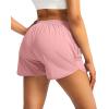 imageG Gradual Womens Running Shorts with Zipper Pockets Quick Dry Athletic Workout Gym 3quot Shorts for Women with Comfy LinerPink