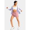 imageG Gradual Womens Running Shorts with Zipper Pockets Quick Dry Athletic Workout Gym 3quot Shorts for Women with Comfy LinerPink