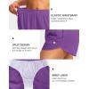imageG Gradual Womens Running Shorts with Zipper Pockets Quick Dry Athletic Workout Gym 3quot Shorts for Women with Comfy LinerPurple