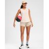 imageG Gradual Womens Sleeveless Workout Tops Lightweight High Neck Tennis Yoga Shirts Running Athletic Tank Tops for WomenBeige