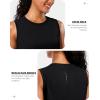 imageG Gradual Womens Sleeveless Workout Tops Lightweight High Neck Tennis Yoga Shirts Running Athletic Tank Tops for WomenBlack