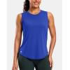 imageG Gradual Womens Sleeveless Workout Tops Lightweight High Neck Tennis Yoga Shirts Running Athletic Tank Tops for WomenBlue