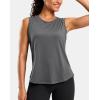 imageG Gradual Womens Sleeveless Workout Tops Lightweight High Neck Tennis Yoga Shirts Running Athletic Tank Tops for WomenCharcoal