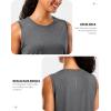 imageG Gradual Womens Sleeveless Workout Tops Lightweight High Neck Tennis Yoga Shirts Running Athletic Tank Tops for WomenCharcoal