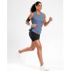 imageG Gradual Womens Sleeveless Workout Tops Lightweight High Neck Tennis Yoga Shirts Running Athletic Tank Tops for WomenDusty Blue