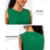 imageG Gradual Womens Sleeveless Workout Tops Lightweight High Neck Tennis Yoga Shirts Running Athletic Tank Tops for WomenGreen