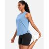imageG Gradual Womens Sleeveless Workout Tops Lightweight High Neck Tennis Yoga Shirts Running Athletic Tank Tops for WomenHaze Blue