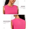 imageG Gradual Womens Sleeveless Workout Tops Lightweight High Neck Tennis Yoga Shirts Running Athletic Tank Tops for WomenMagenta