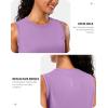 imageG Gradual Womens Sleeveless Workout Tops Lightweight High Neck Tennis Yoga Shirts Running Athletic Tank Tops for WomenMauve