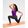 imageG Gradual Womens Sleeveless Workout Tops Lightweight High Neck Tennis Yoga Shirts Running Athletic Tank Tops for WomenPurple