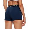 imageG Gradual Womens Spandex Compression Volleyball Shorts 3quot 7quot Workout Pro Shorts for Women3 Pack BlackNavy BlueCharcoal