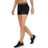 imageG Gradual Womens Spandex Compression Volleyball Shorts 3quot 7quot Workout Pro Shorts for Women3 PackblackBlackBlack Pockets