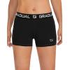 imageG Gradual Womens Spandex Compression Volleyball Shorts 3quot 7quot Workout Pro Shorts for Women3 PackblackBlackBlack Pockets